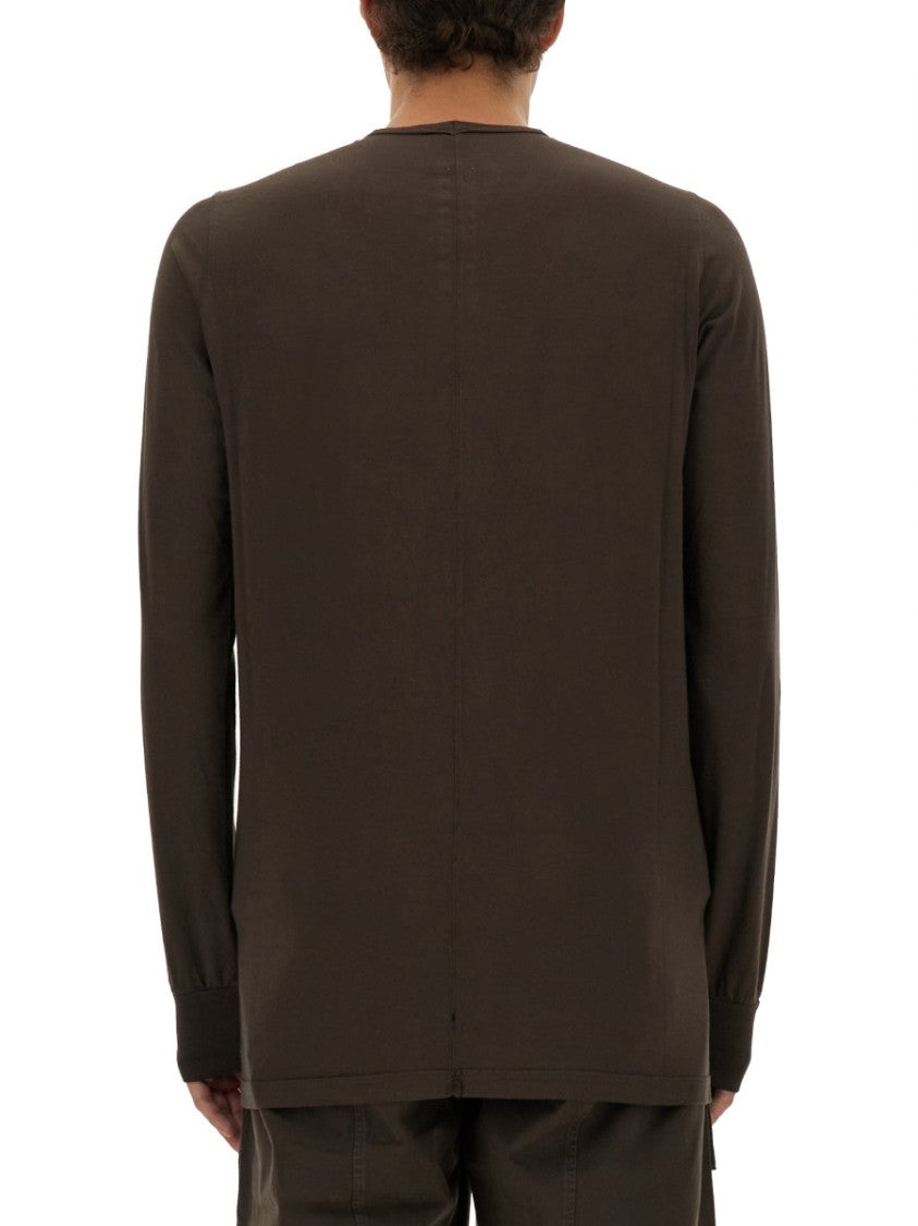 Drkshdw By Rick Owens Long-Sleeved T-Shirt With Design And Clean Finish