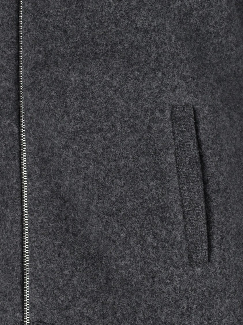 Thom Browne Wool Zip Jacket – Grey