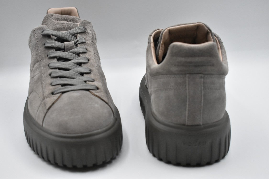 Hogan Swamp Laced Shoes With Soft Suede Finish