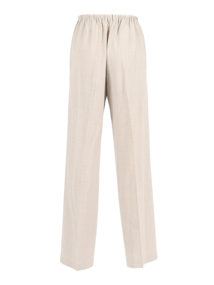 Forte Forte Wool-Blend Canvas Drawstring Trousers