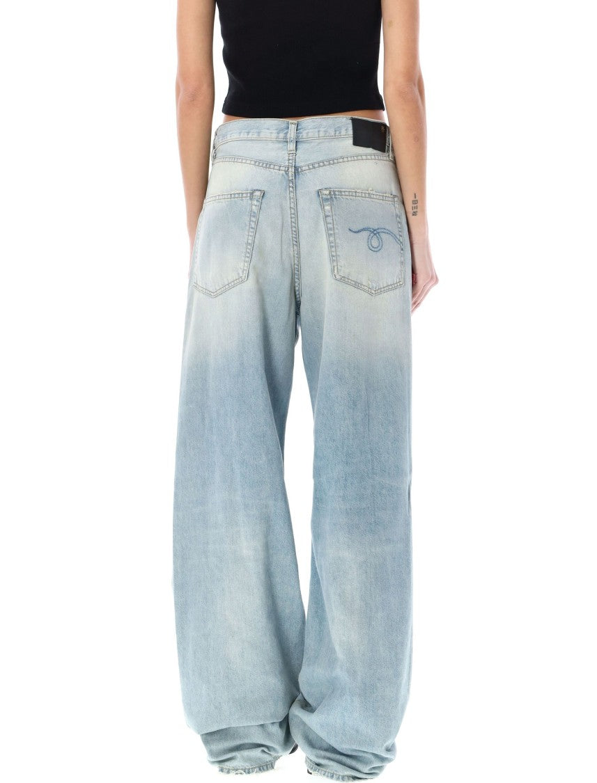 R13 Damon Pleated Wide Pant