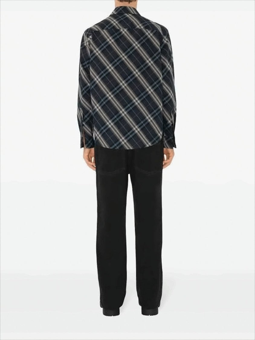 Burberry Long-Sleeve Plaid Shirt
