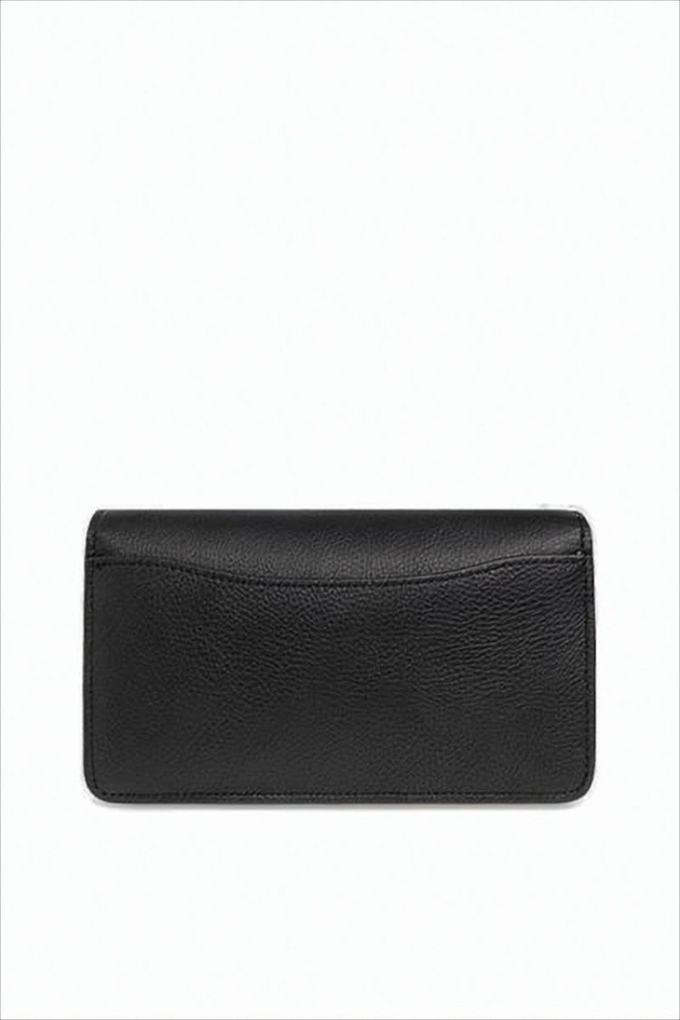 Coach Pebbled Texture Crossbody Bag With Gold-Tone Clasp