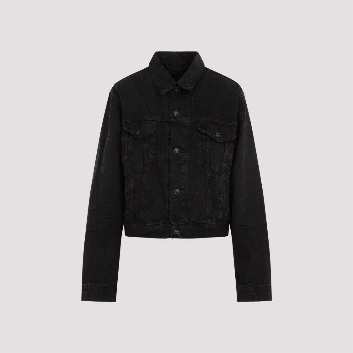 Balenciaga Lightweight Black Cotton Small Fit Jacket