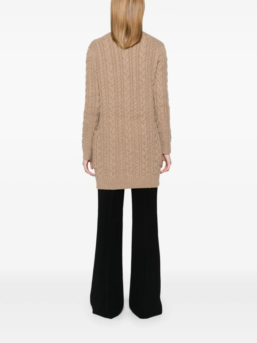Max Mara Relaxed Fit Cable Knit Cardigan