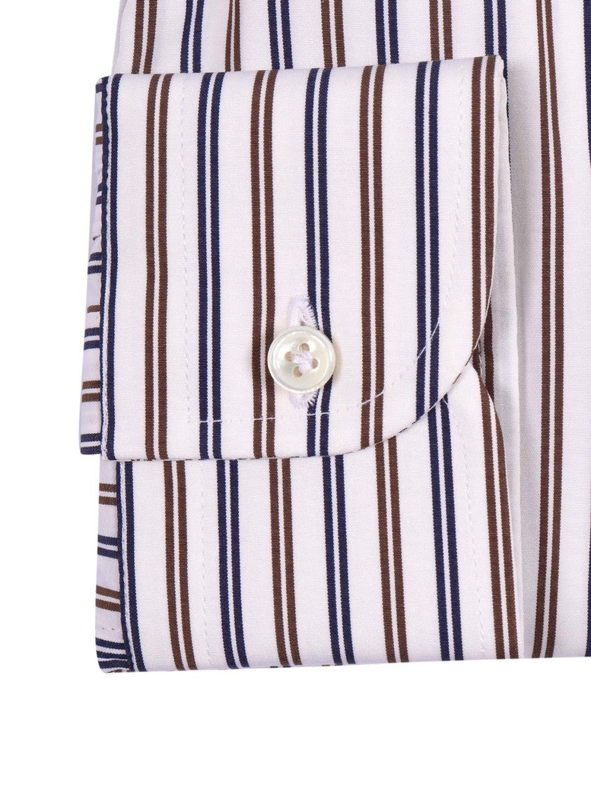 Sonrisa Striped Cotton Dress Shirt