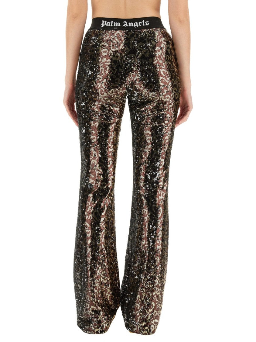 Palm Angels Flare Fit Pants