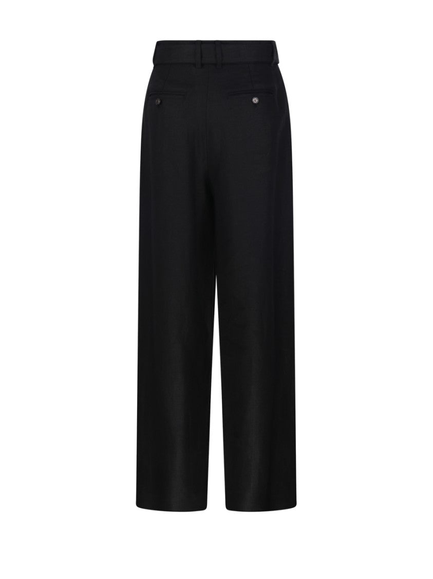 Max Mara Jane Wide Leg Belted Pants