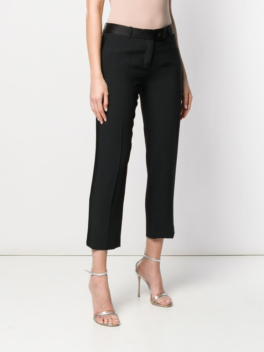 Ermanno Scervino Cropped Tailored Trousers With Concealed Fastening