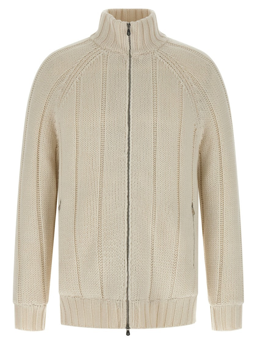 Brunello Cucinelli Knitted Down Jacket