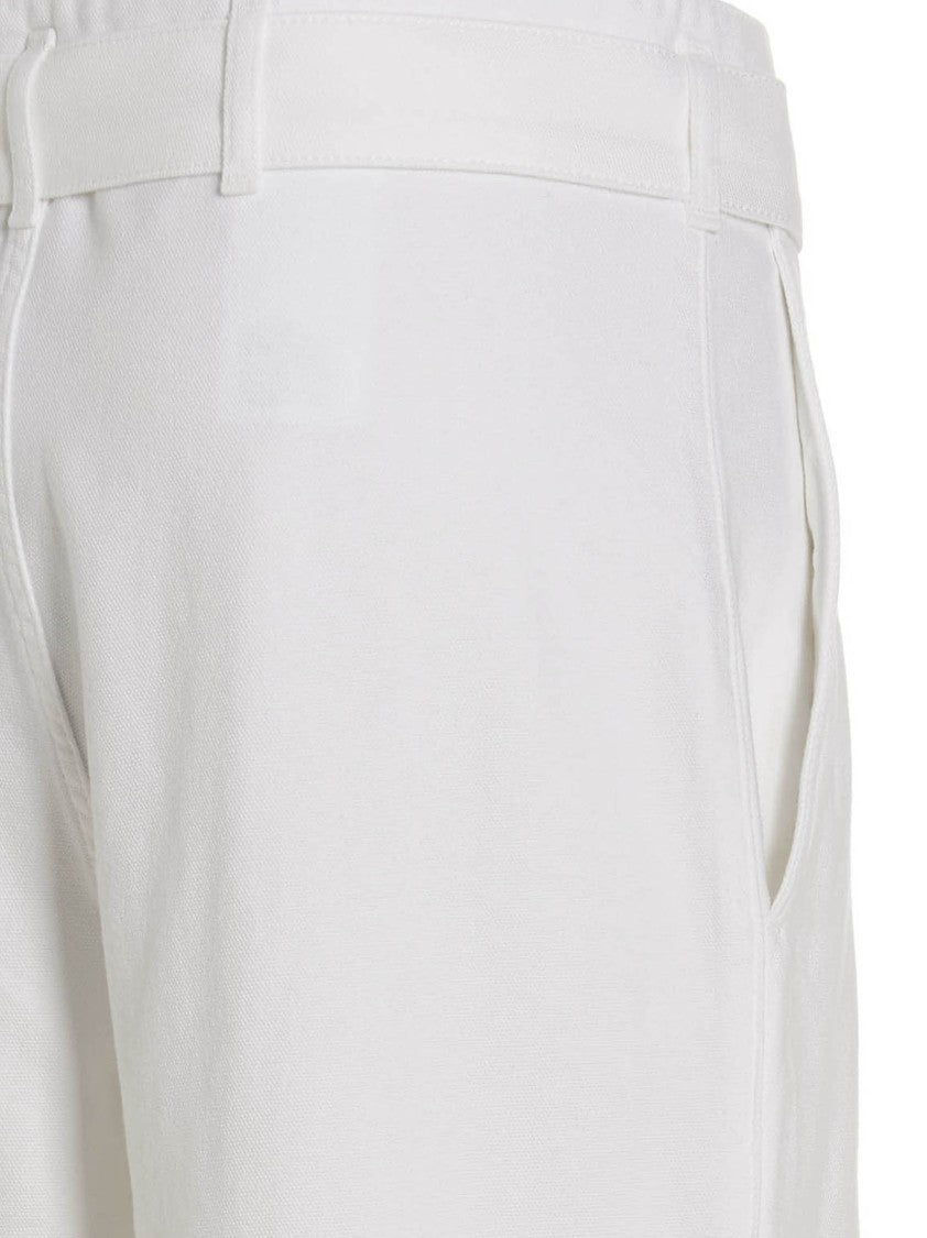 Philosophy Di Lorenzo Serafini Cotton Denim Jeans With Removable Waist Belt