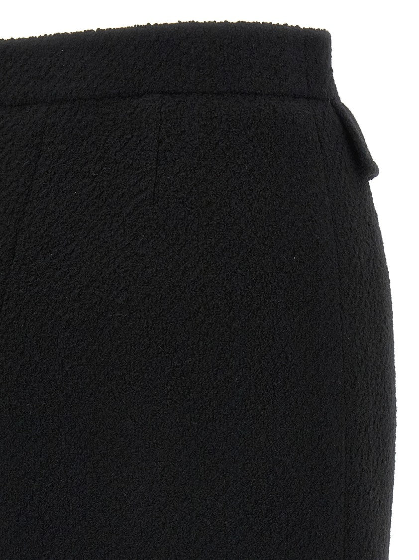 Chloé Bouclé Wool Skirt