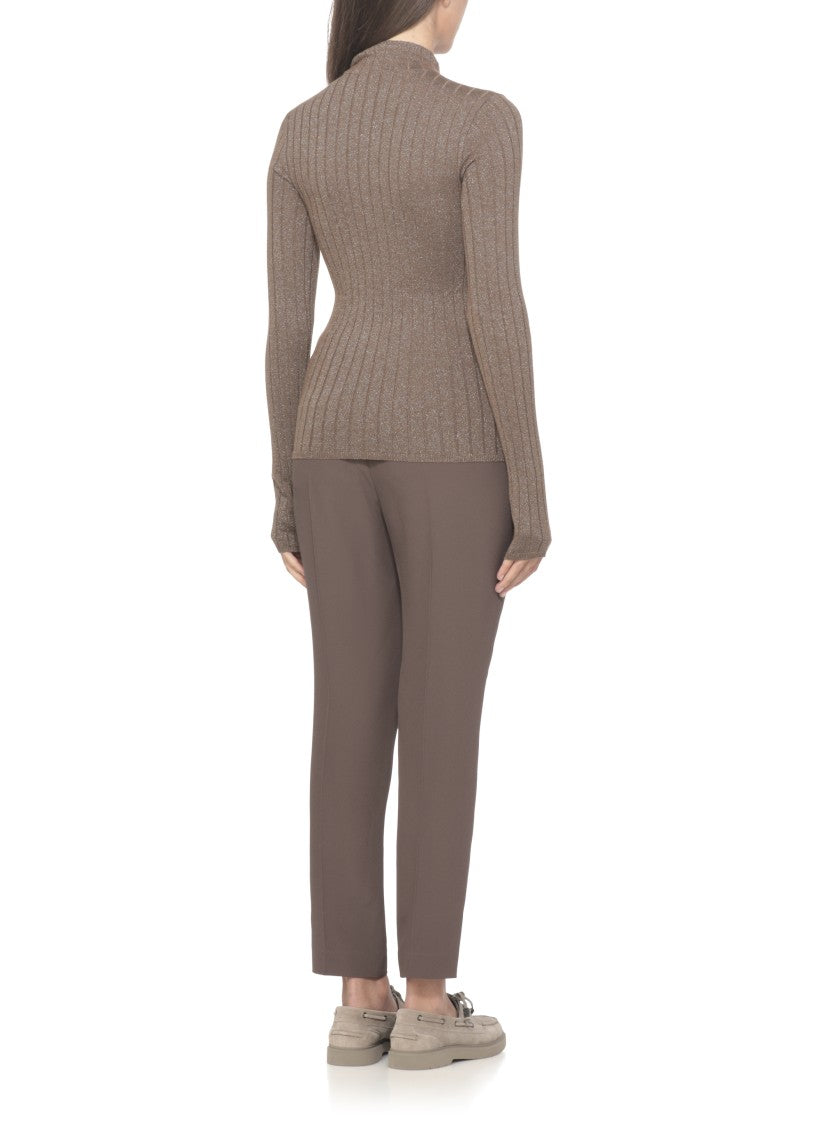 Brunello Cucinelli Black Cashmere Blend Sweater