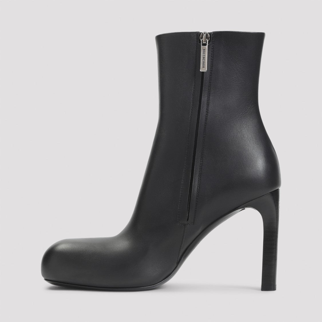 Balenciaga Black Leather Fargo H100 Bootie
