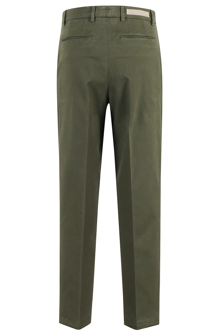 Briglia Tailored Slim Fit Pants In Soft Modal Blend