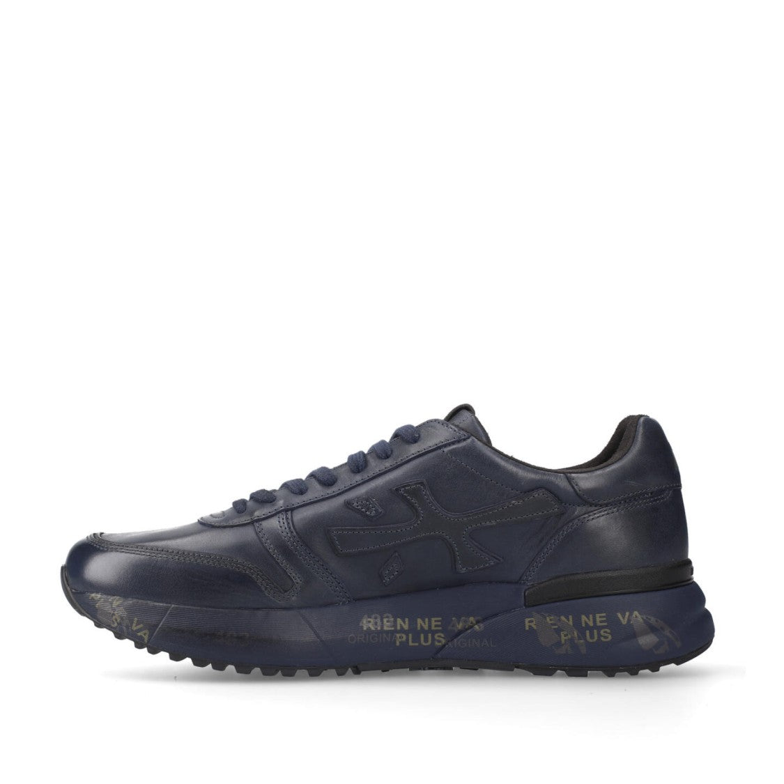 Premiata Mick Sneakers In Faded Blue Leather