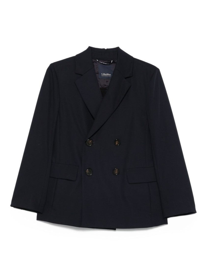 Max Mara Double-Breasted Tailored Jacket With Flap Pockets