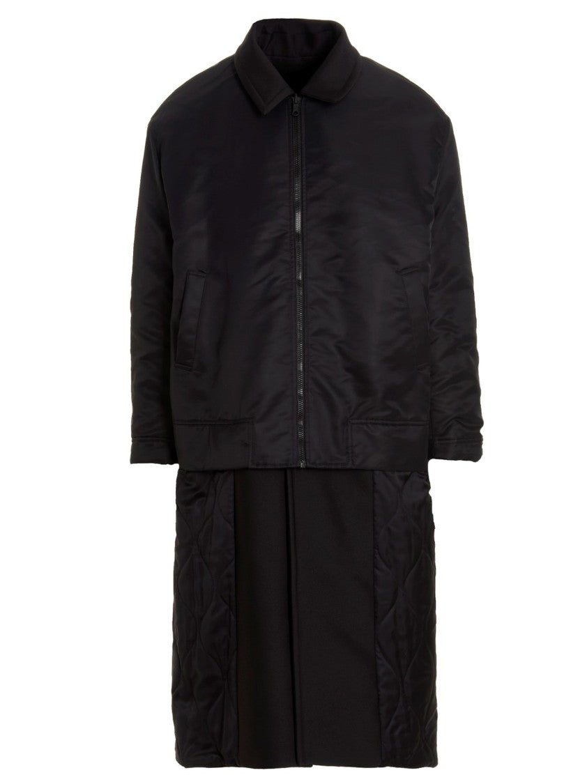 Valentino Garavani Pink Pp Collection Reversible Long Coat