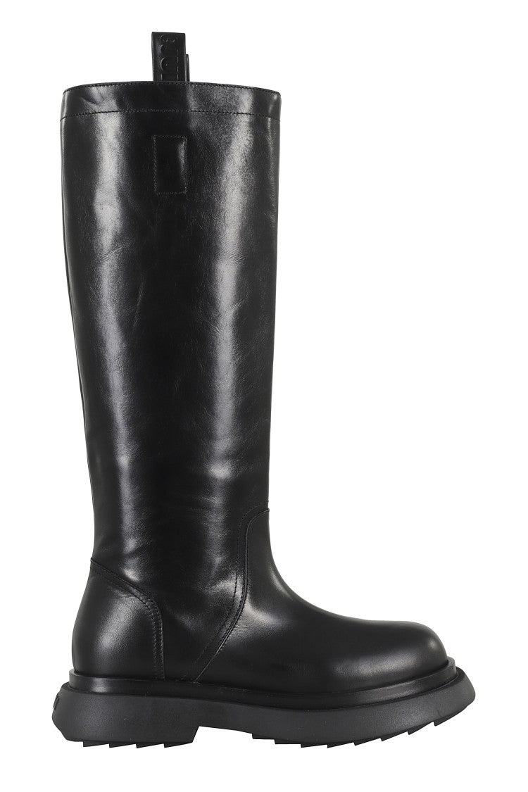3Juin Tall Leather Saddle Boots