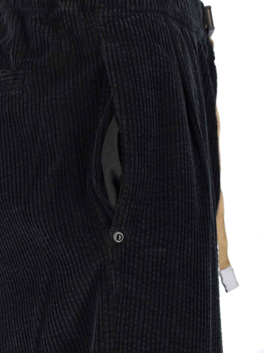 White Sand Corduroy Pants – Black