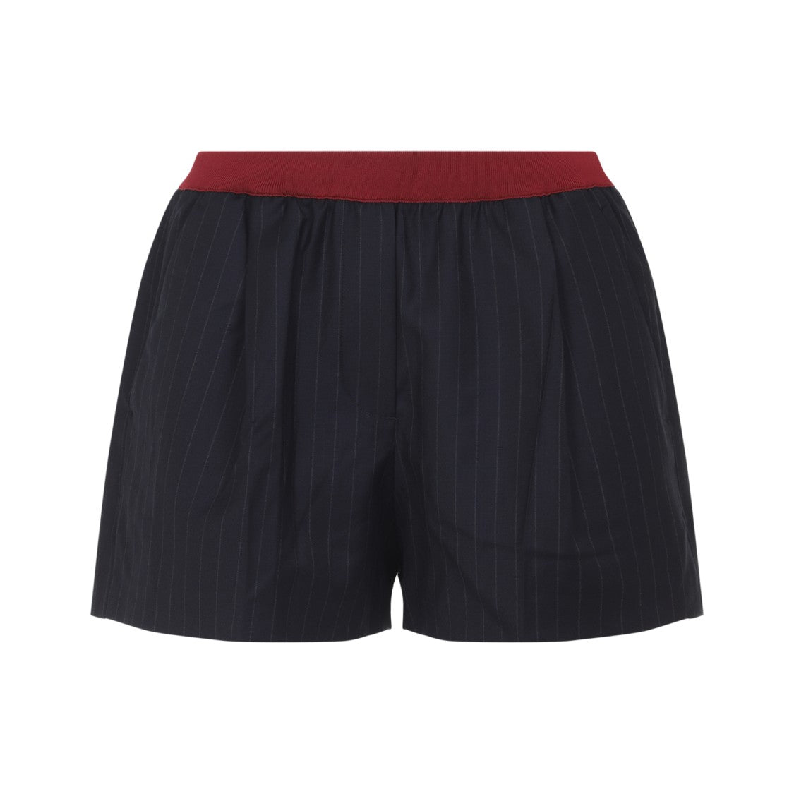 Miu Miu Tailored Black Virgin Wool Bermudas