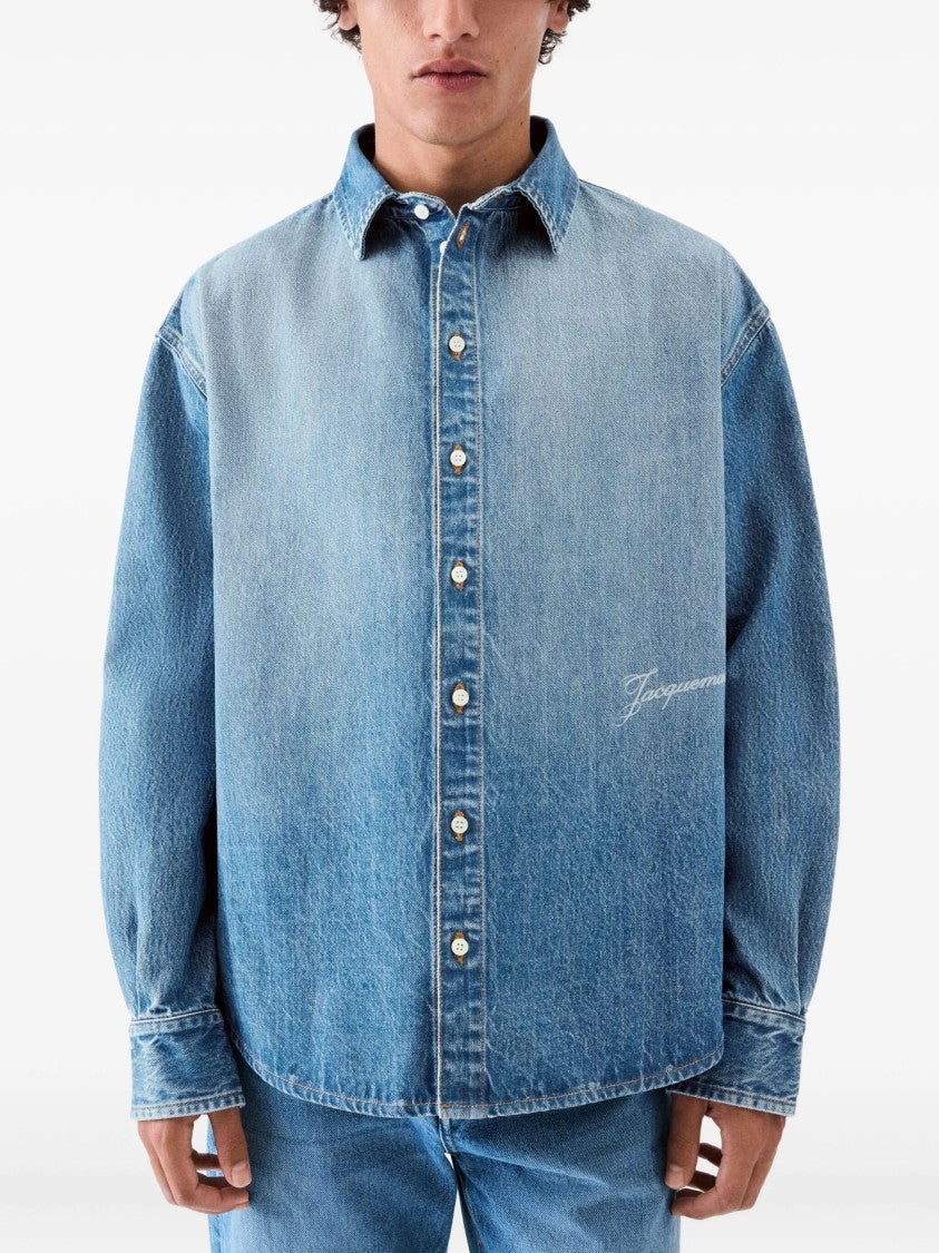 Jacquemus De-Nimed Simon Cotton Shirt