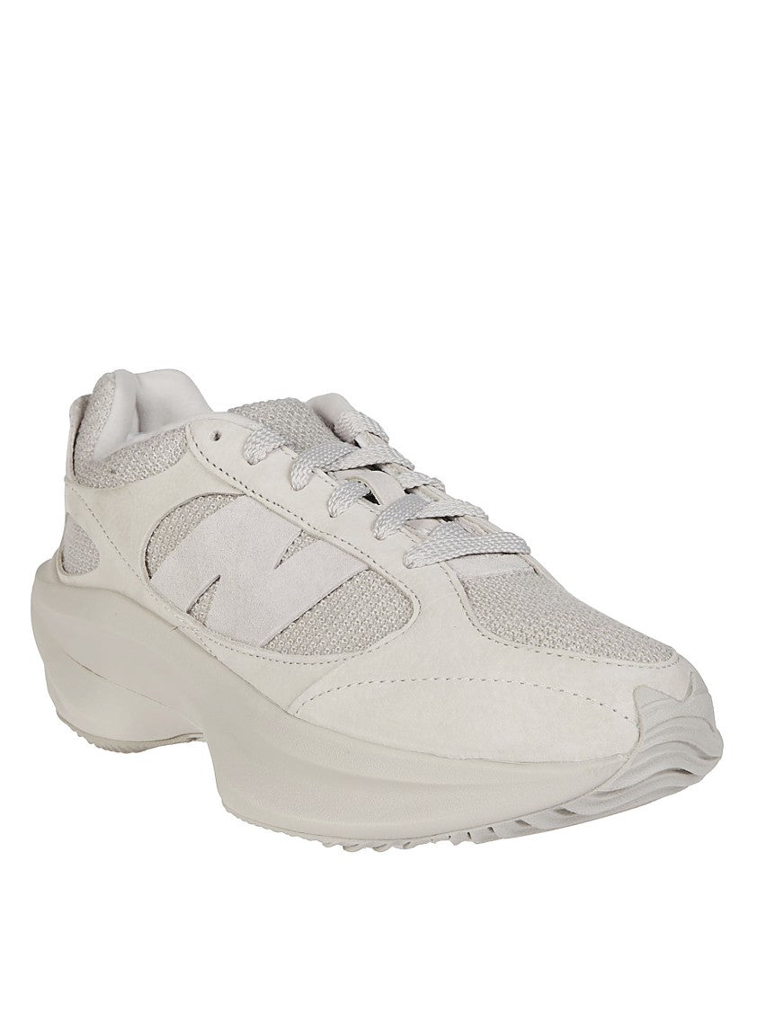 New Balance Chunky Sole Sneakers With Textured Leather