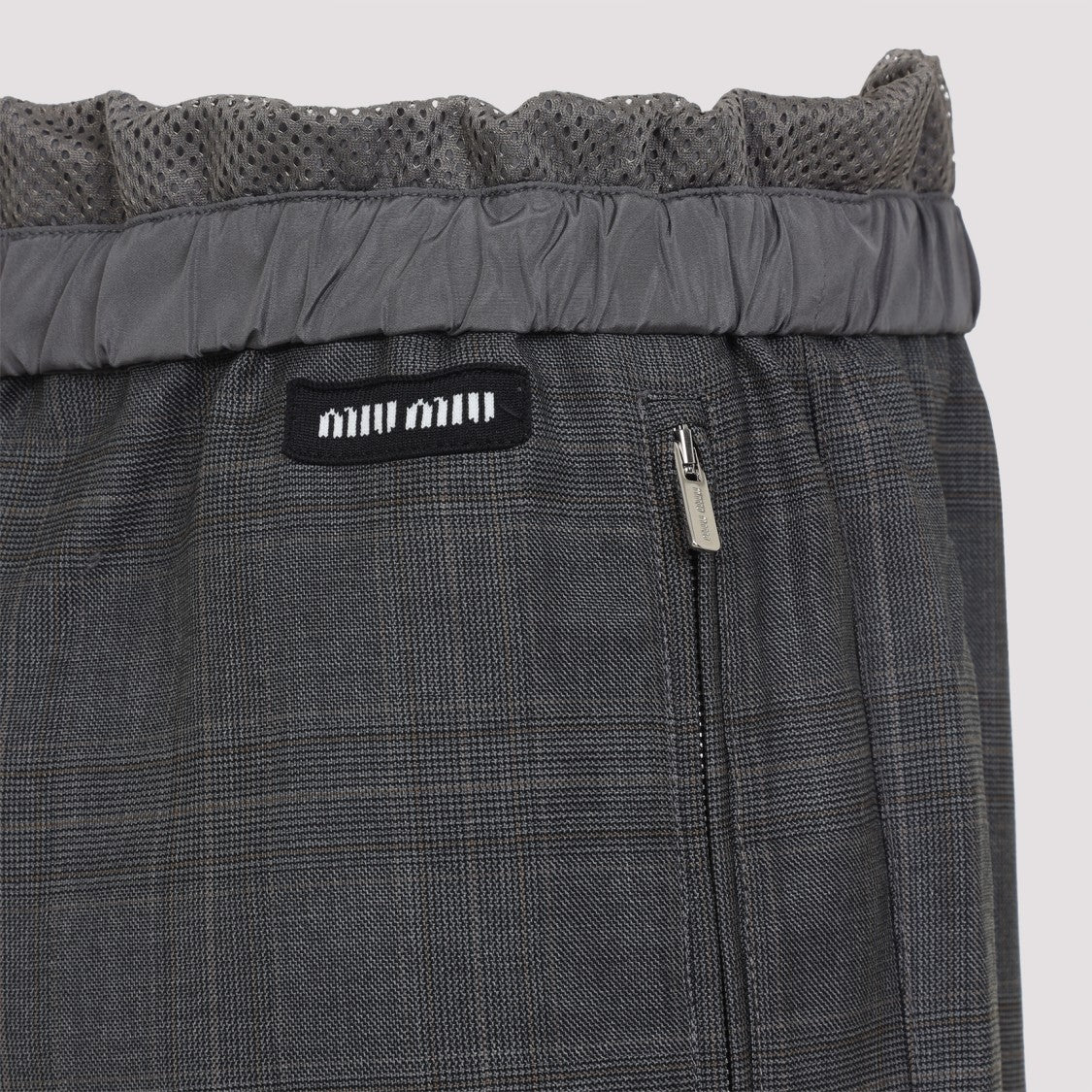 Miu Miu Relaxed Fit Trousers With Elasticated Waistband