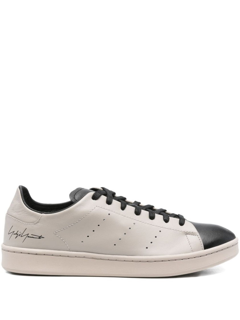 Y-3 Brown And Black Low-Top Sneakers
