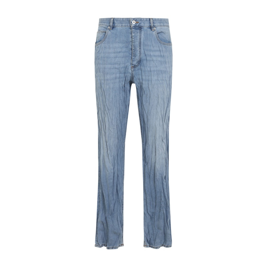 Bottega Veneta Straight-Leg Jeans With Textured Finish