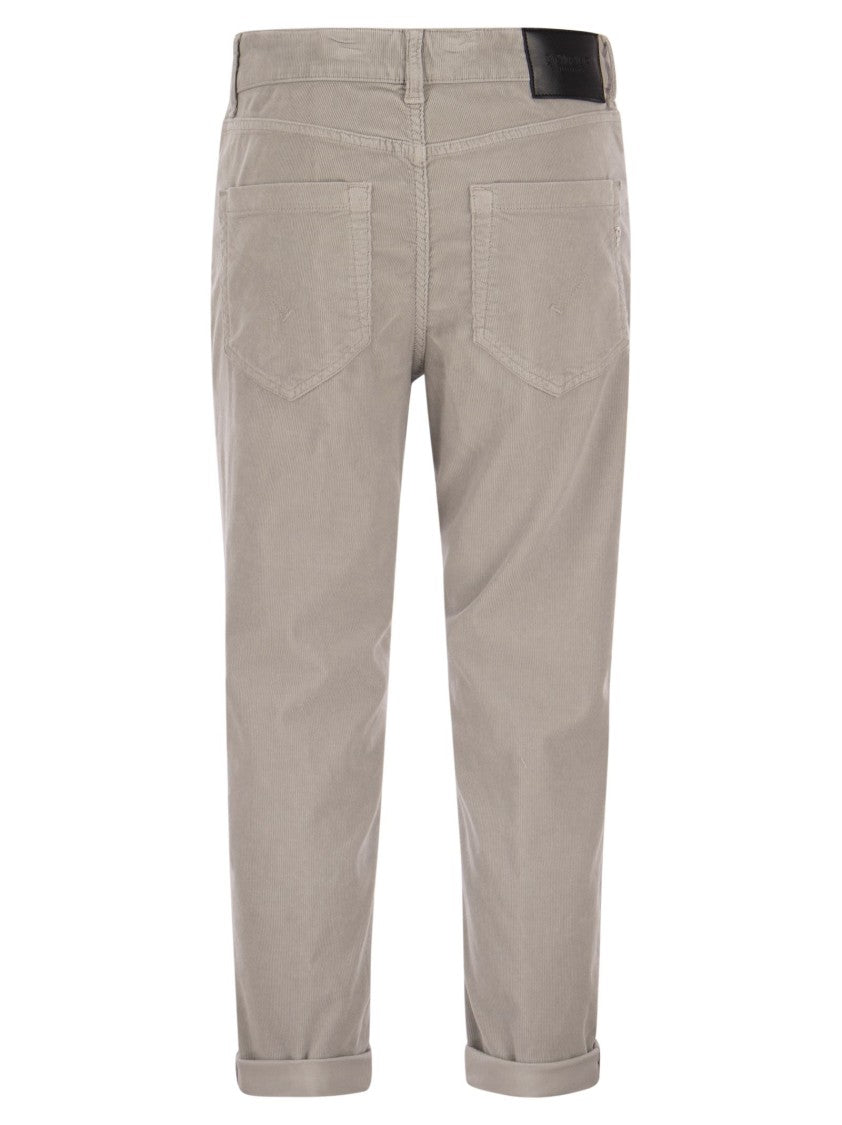 Dondup Koons - Multi-Striped Velvet Trousers