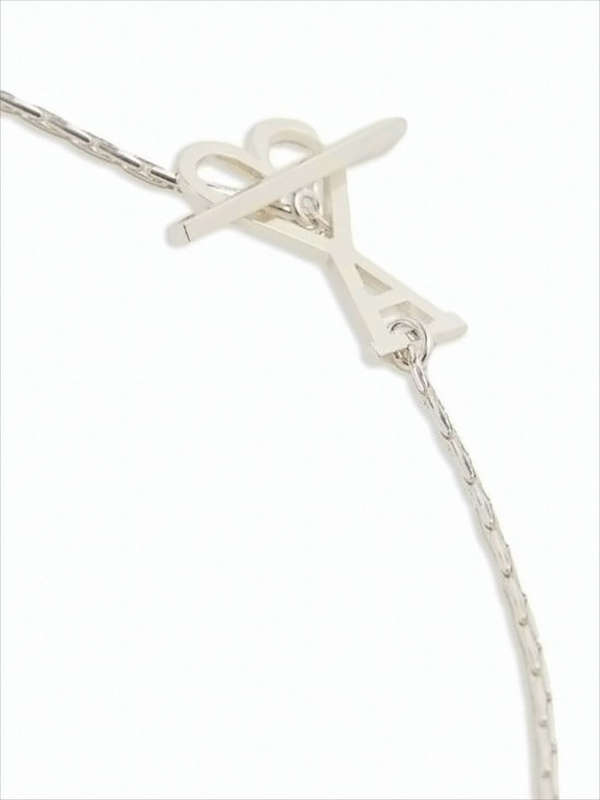 Ami Delicate Yellow Brass Bracelet With Heart