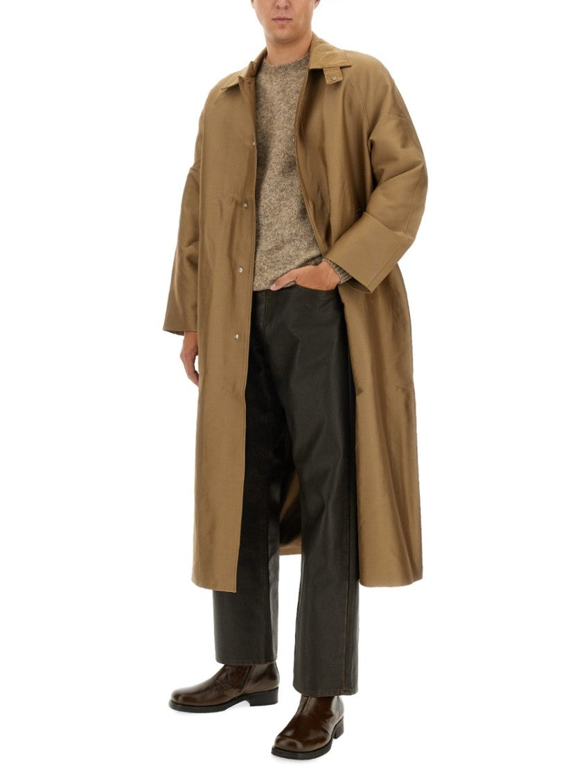 Sunflower Relaxed Silhouette Long Coat With Design