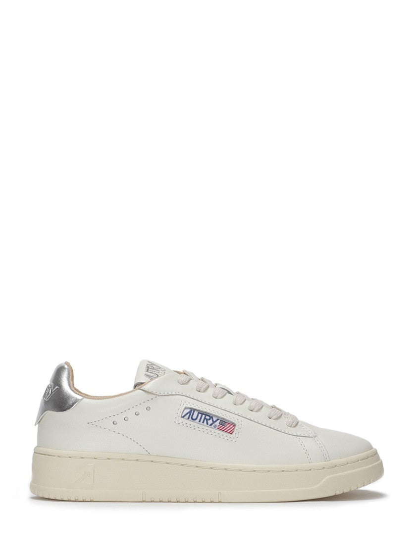 Autry Smooth Leather Sneakers With Cotton Laces