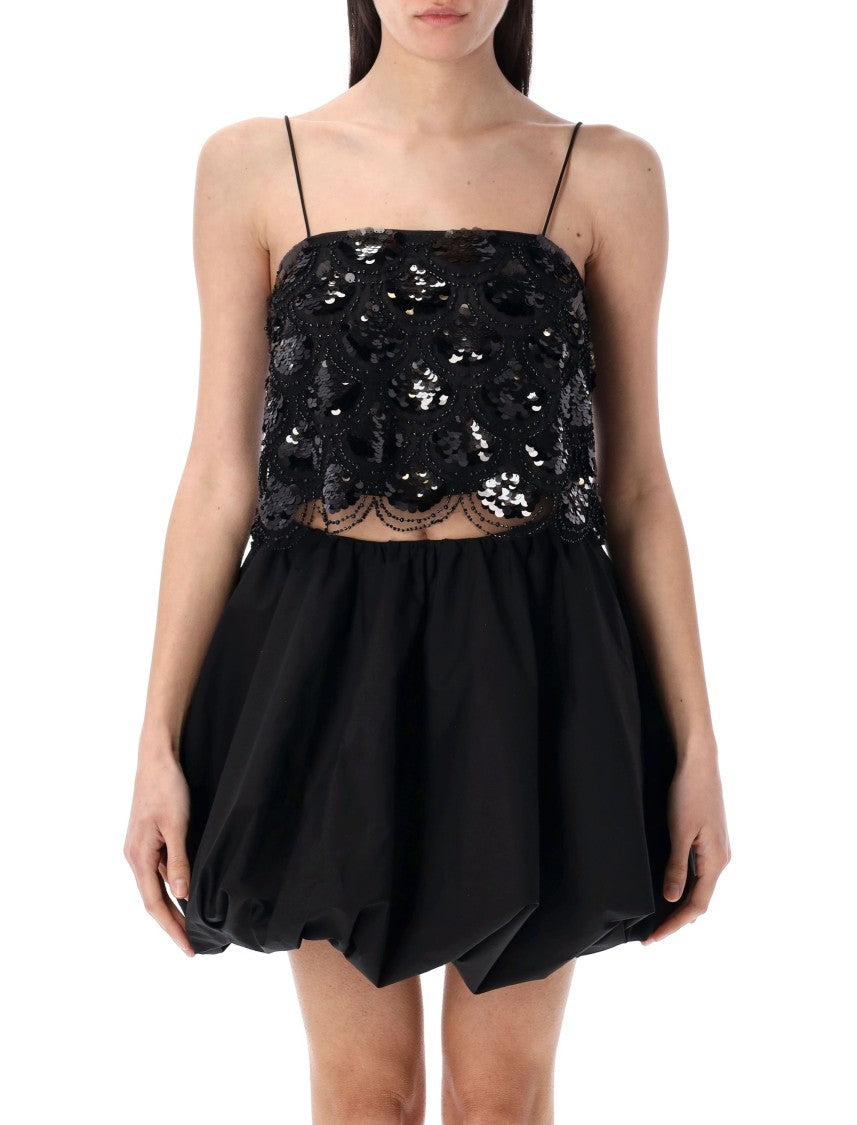Rotate Sequin Crop Top
